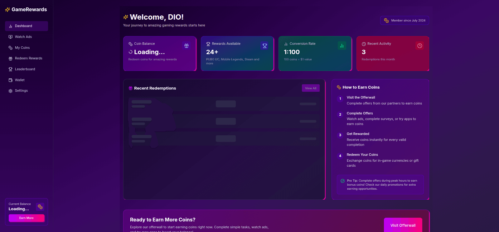 Adlootly - Ad Rewarding System (Demo)